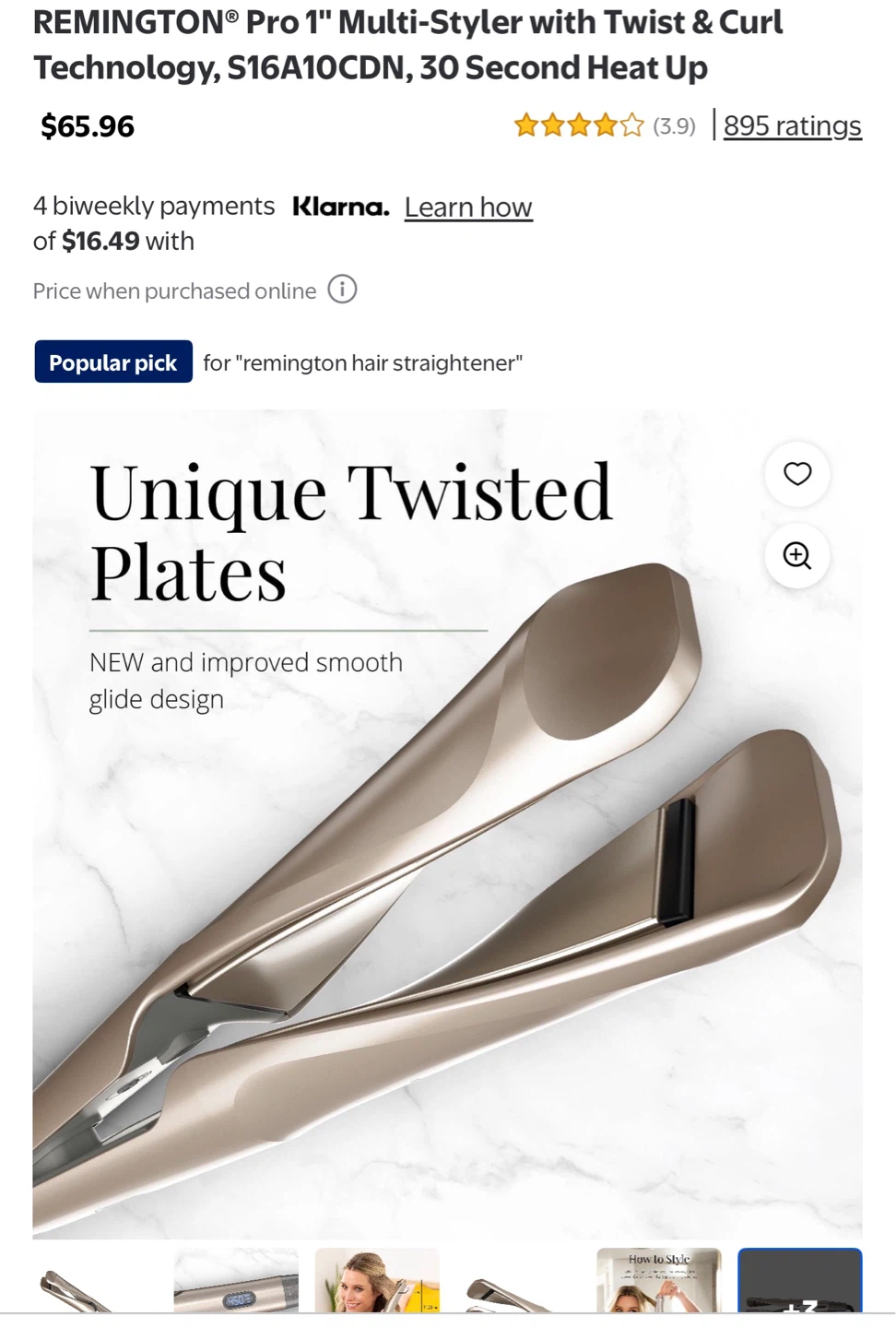 Remington Pro 1" Multi-Styler Twist & Curl Hair Tool - photo 2