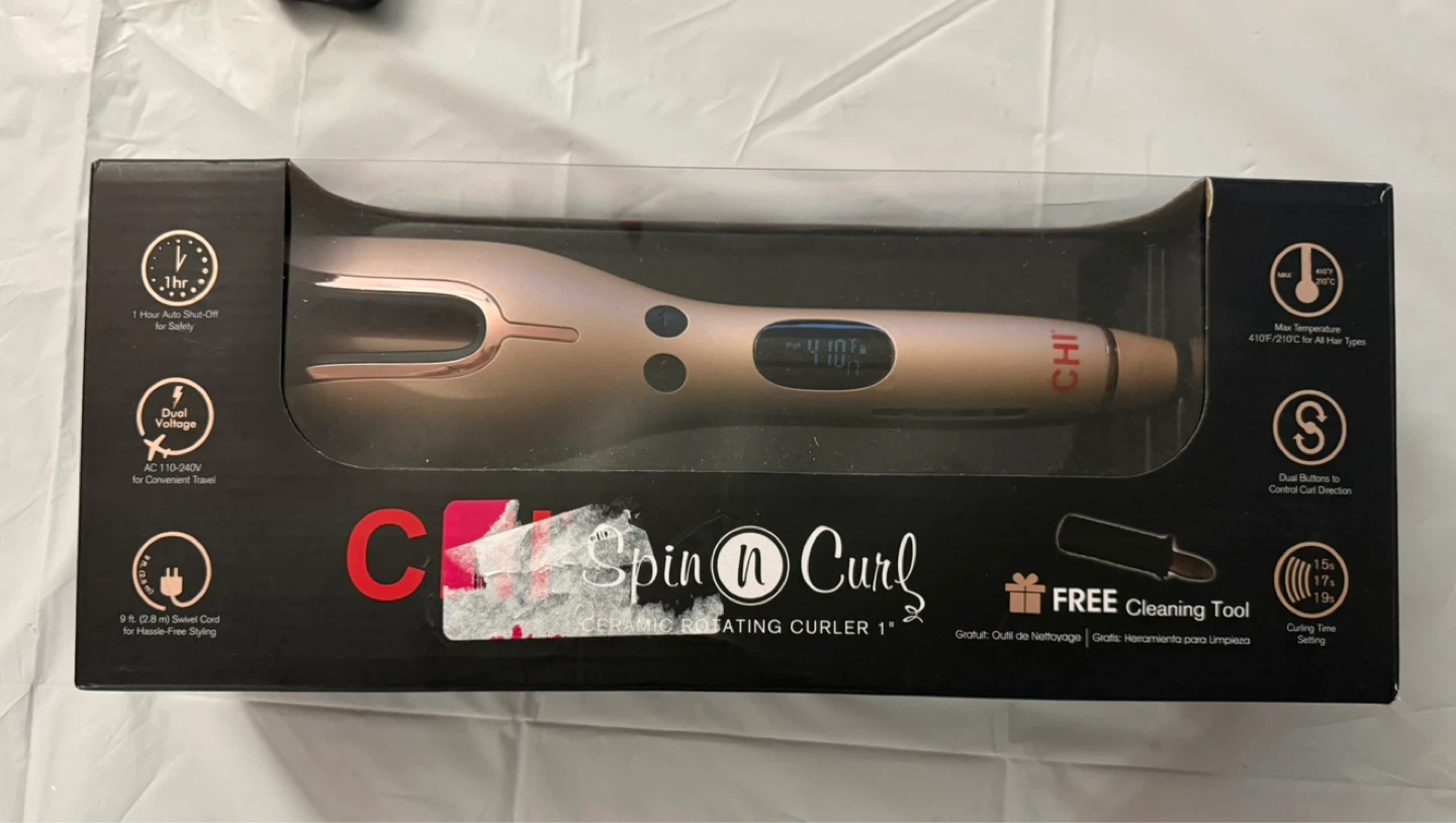 CHI Spin N Curl Rose Gold Hair Curler 1 inch - photo 4
