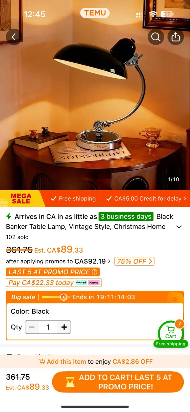 Dark Green Banker Style Desk Lamp - photo 2