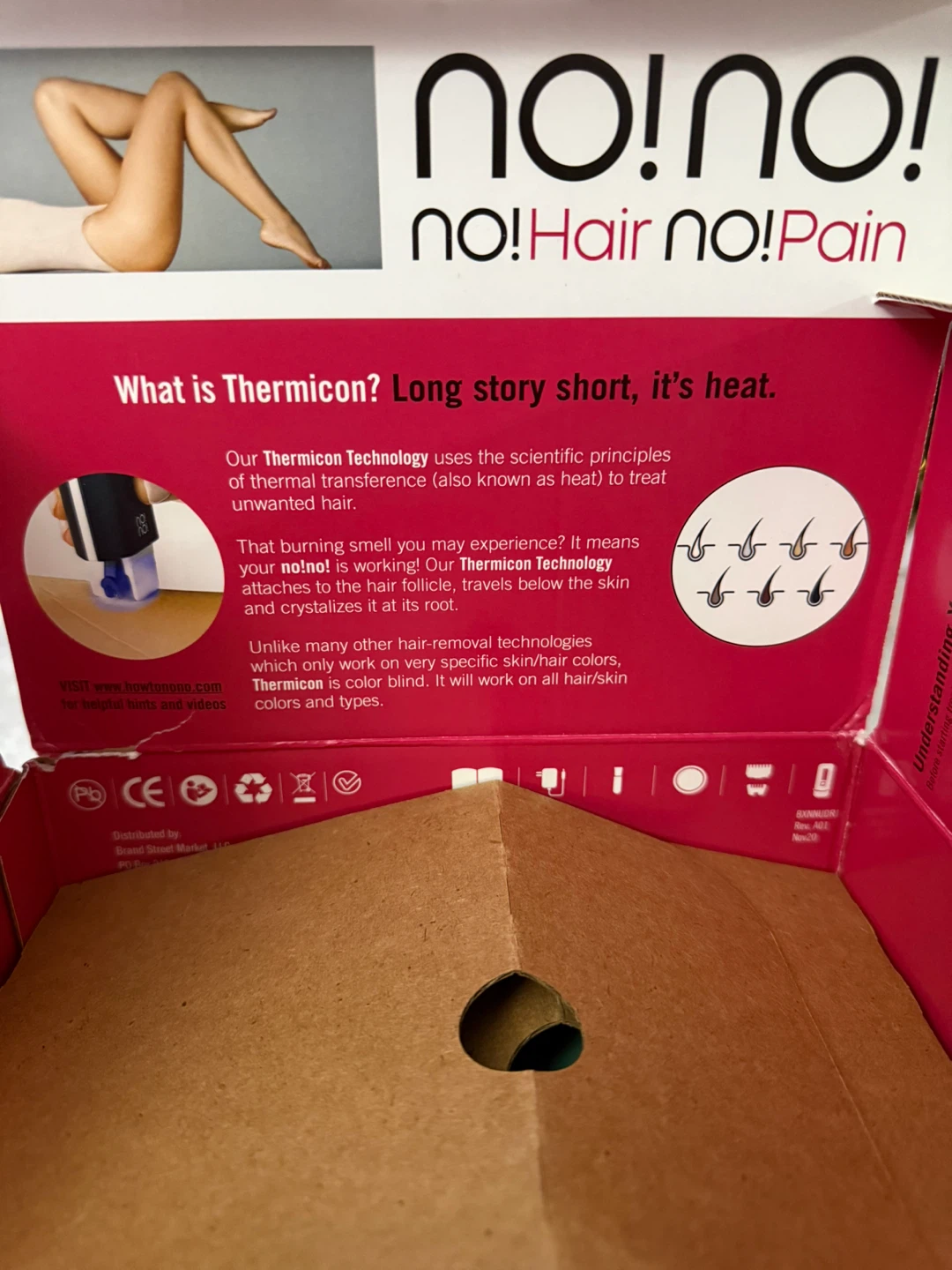 no!no! Micro Hair Removal Device - Light Pink - photo 2
