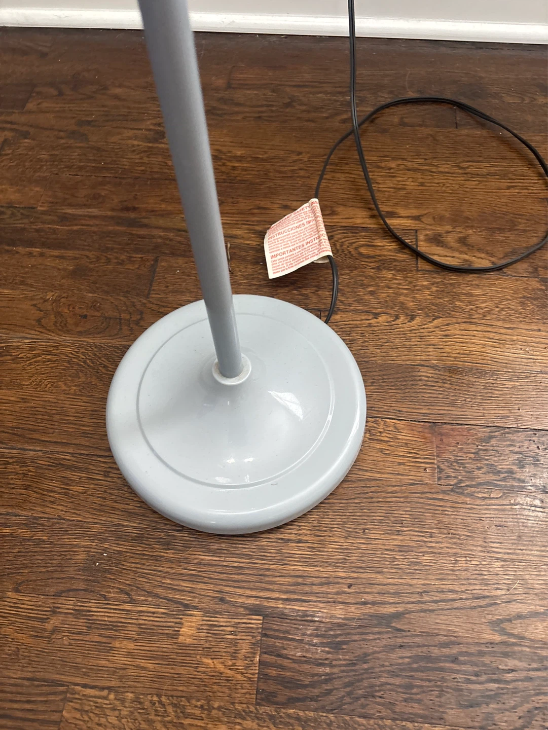Grey Floor Lamp with 5 Adjustable Gooseneck Lights - photo 4