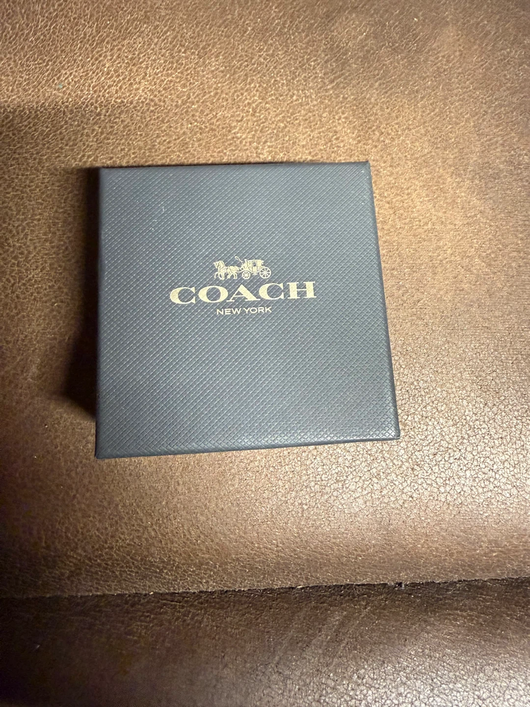 Coach New York White C Logo Bangle Bracelet