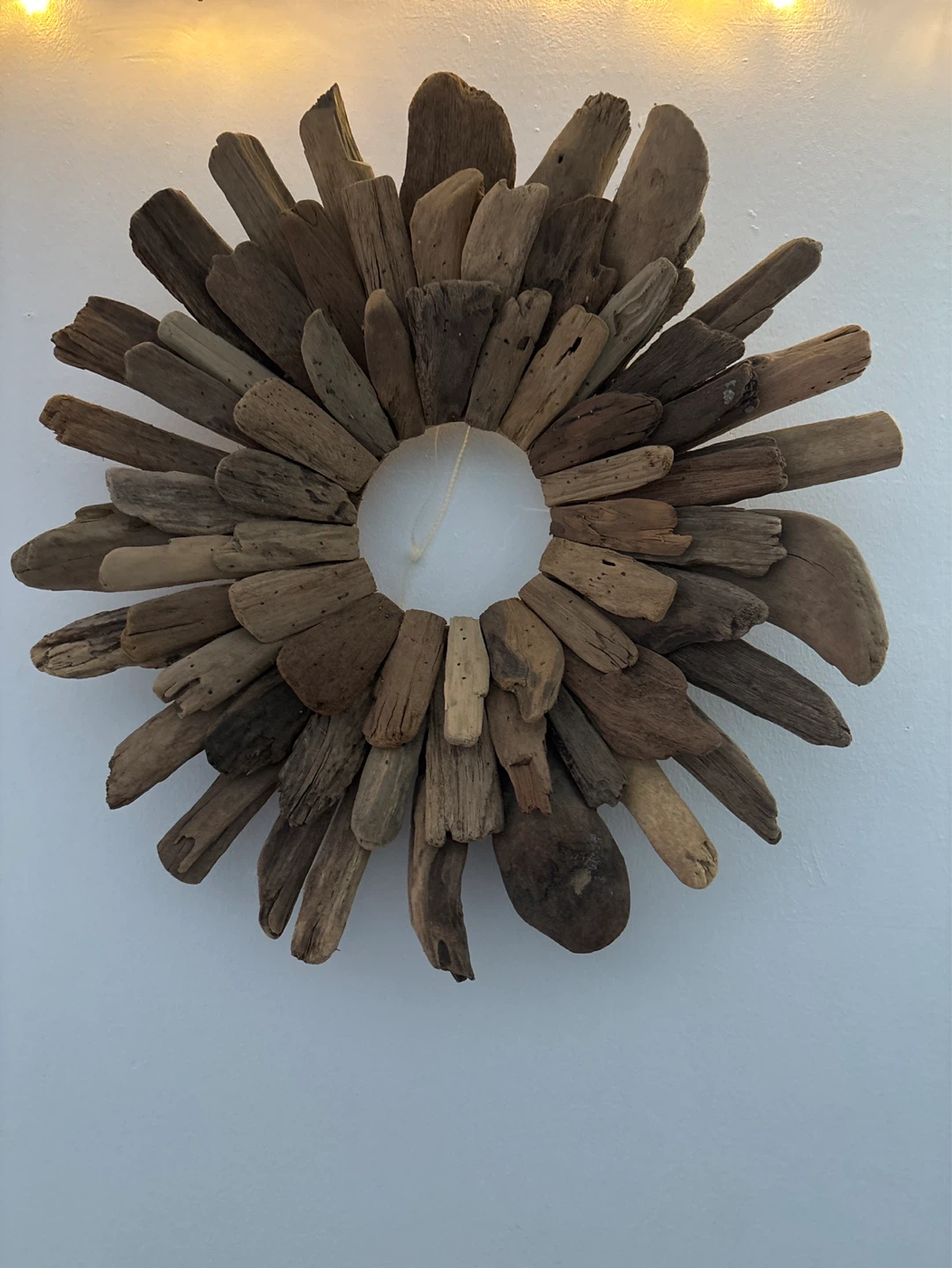 Handmade Driftwood Sunburst Wall Art