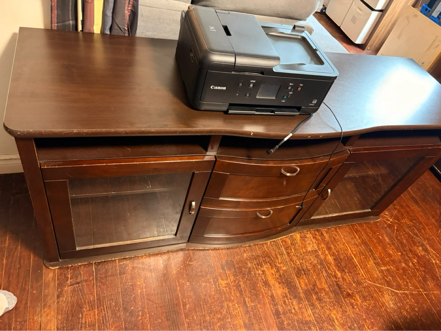 Dark Wood TV Stand / OBO - photo 2