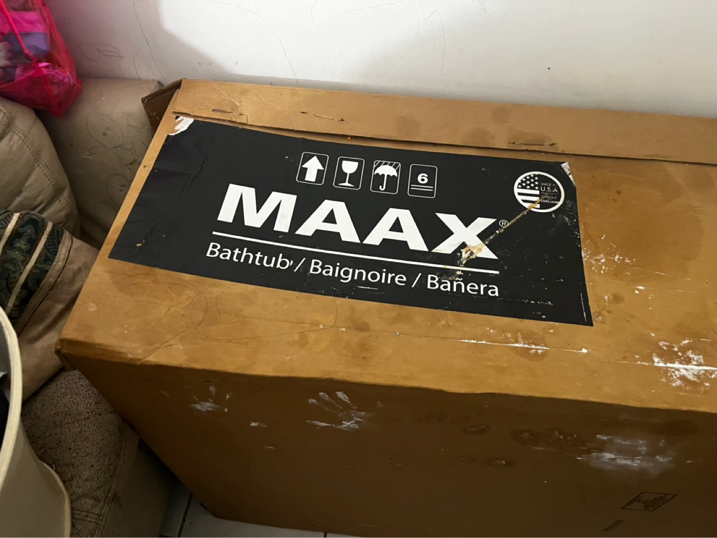 MAAX Rectangular Bathtub 30" L x 60" W x 18" H