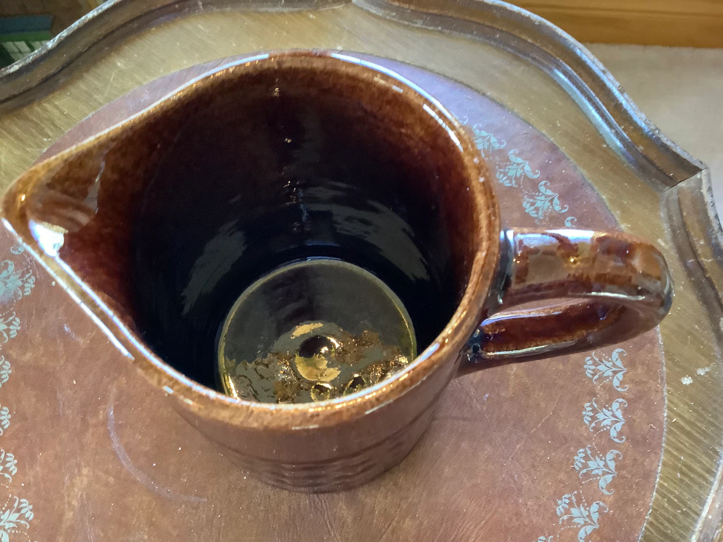 Vt Iridescent Medalta Medicine Hat Pottery Pitcher 🐞 - photo 2
