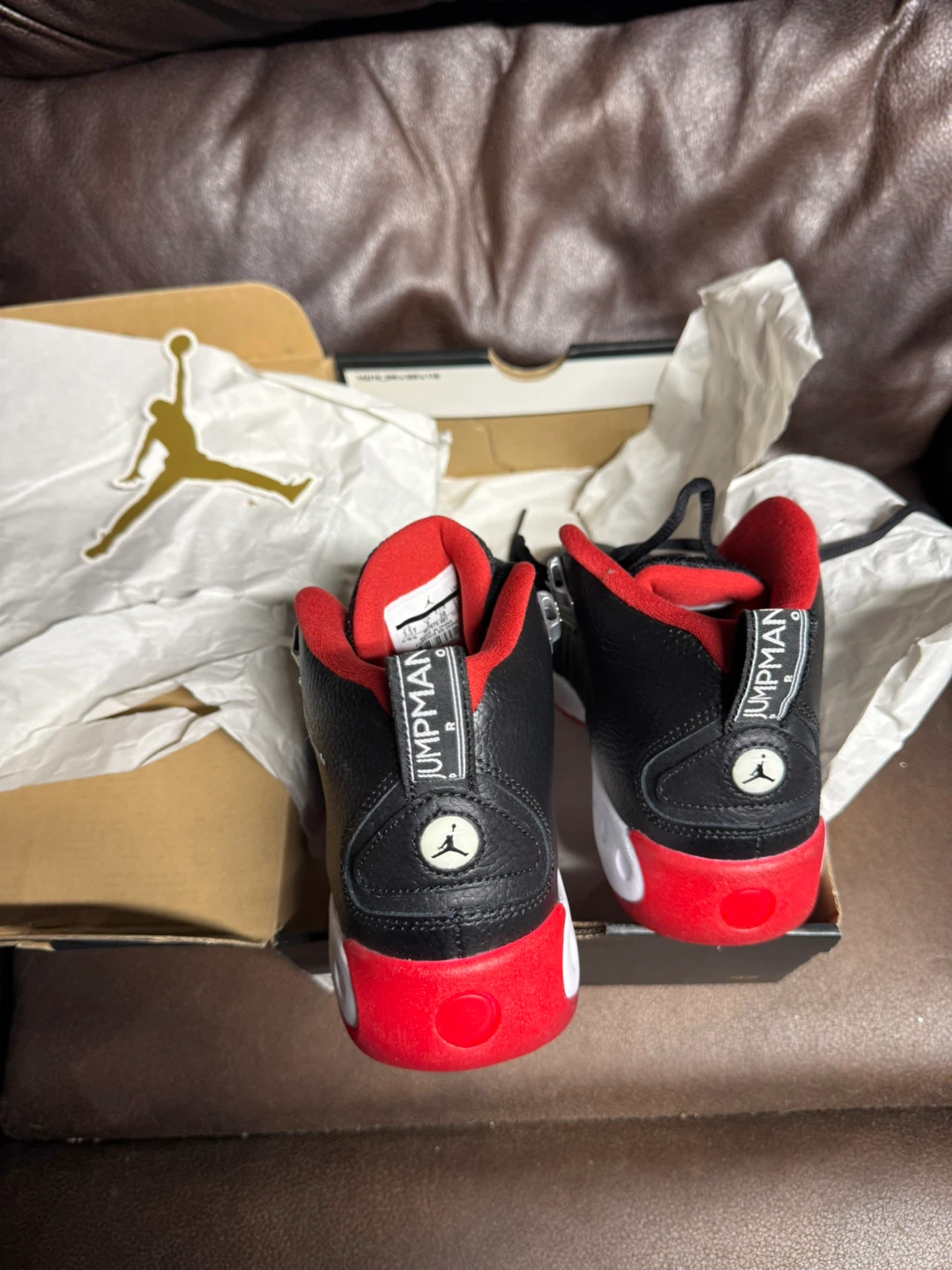 Air Jordan Pro Black Red Basketball Shoes - photo 4