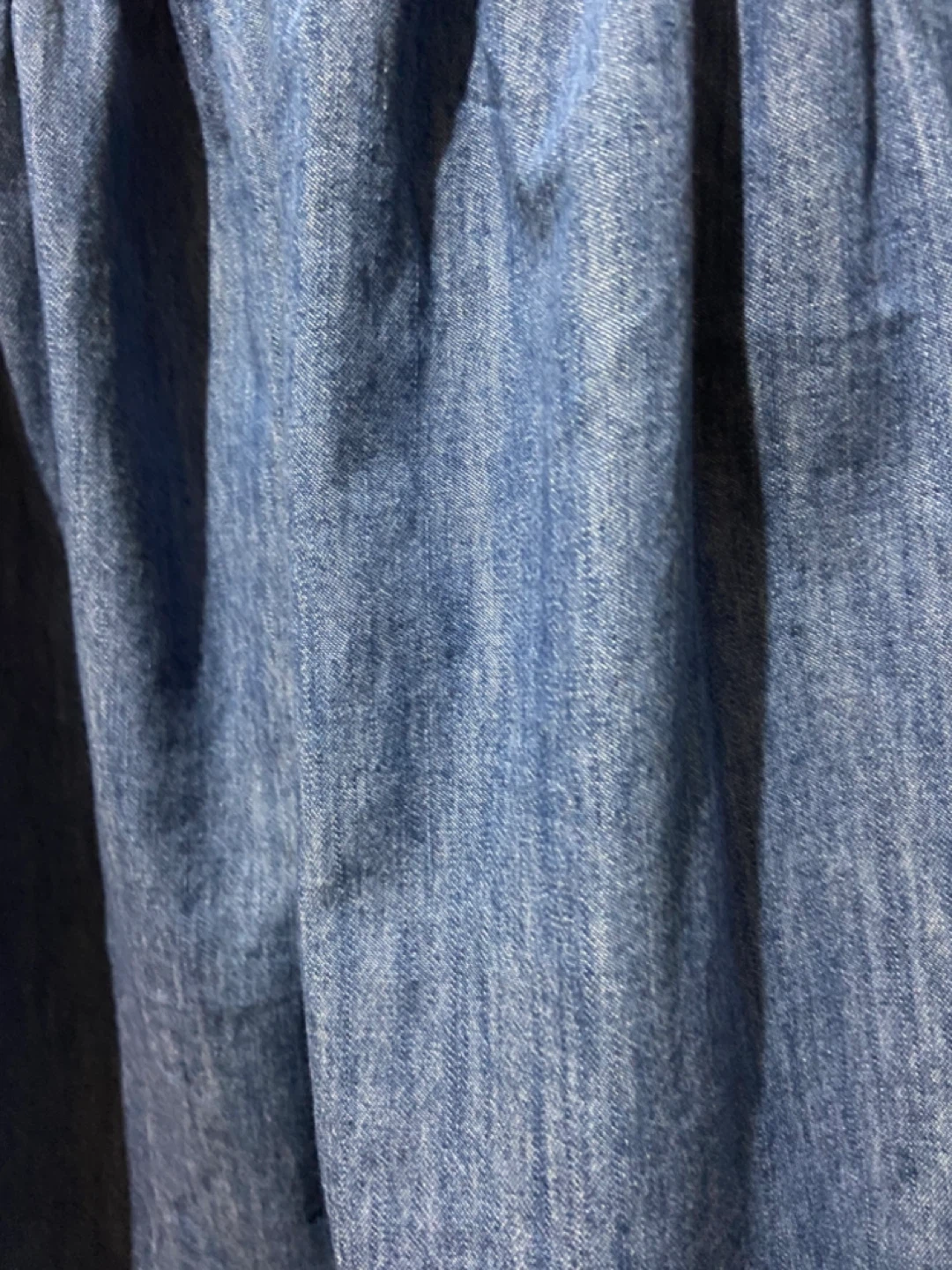 Blue Denim Smocked Dress - photo 4