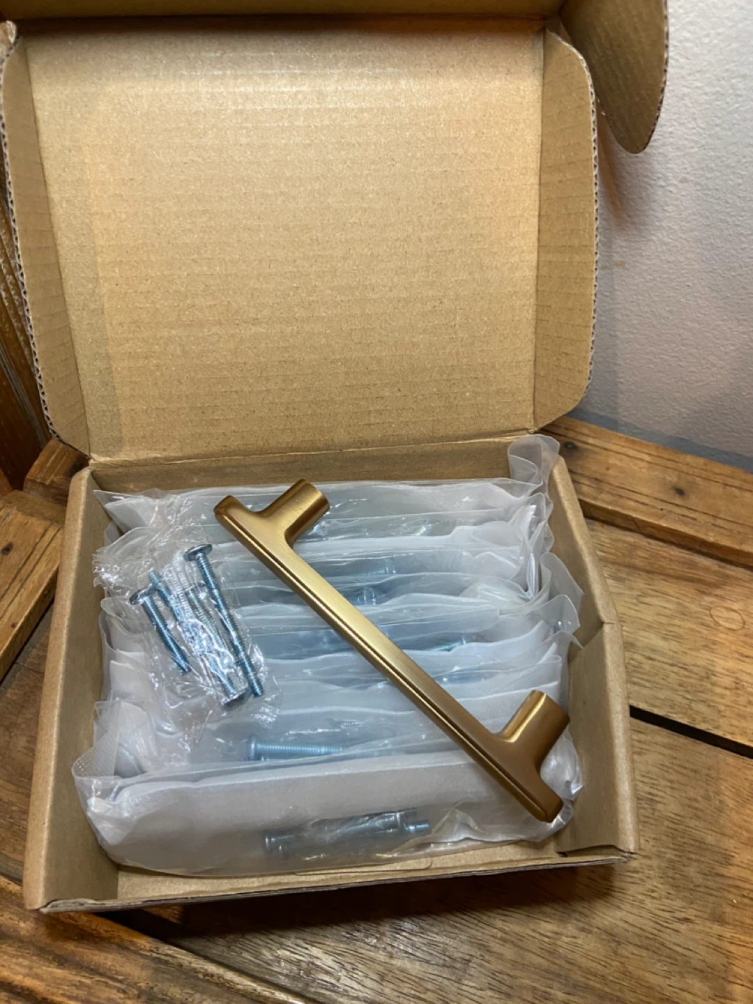 New Cabinet Pulls 3.75 Inch 10 Pack Champagne Bronze - photo 4