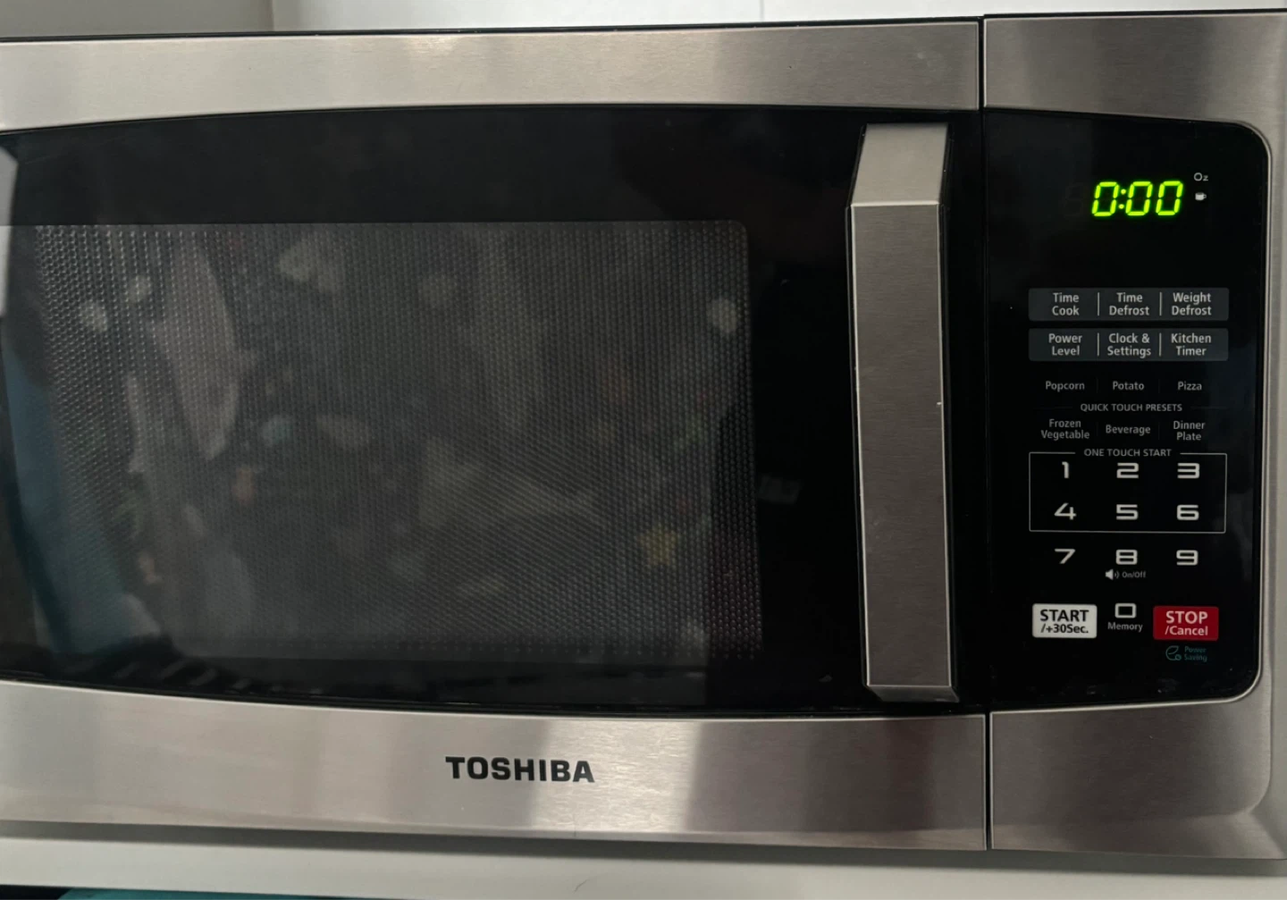 Toshiba Stainless Steel Microwave (Black) - photo 2