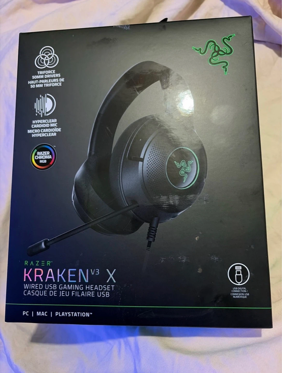 Razer Kraken V3 X Wired USB Gaming Headset