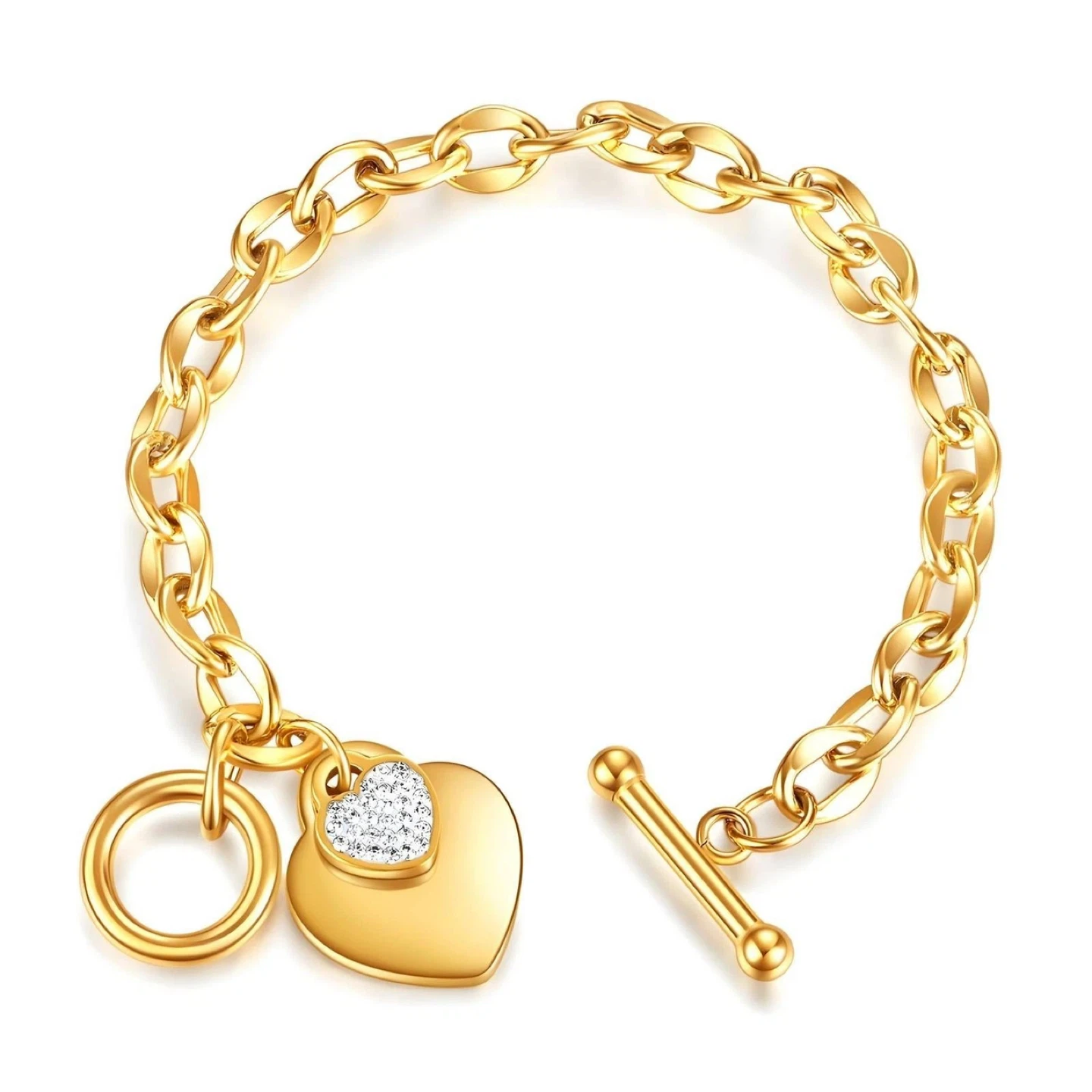 18K Gold Plated Stainless Steel Bracelet