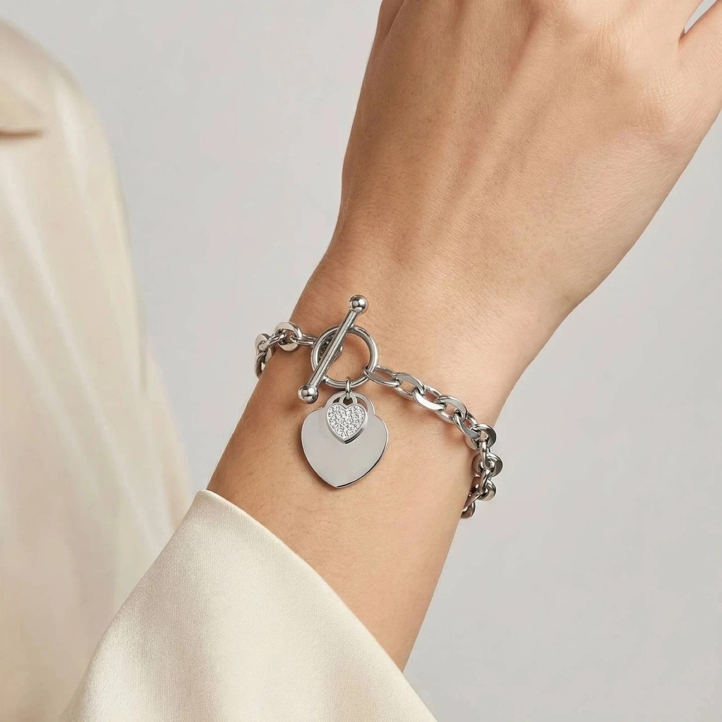 18K Gold Plated Stainless Steel Bracelet - photo 5