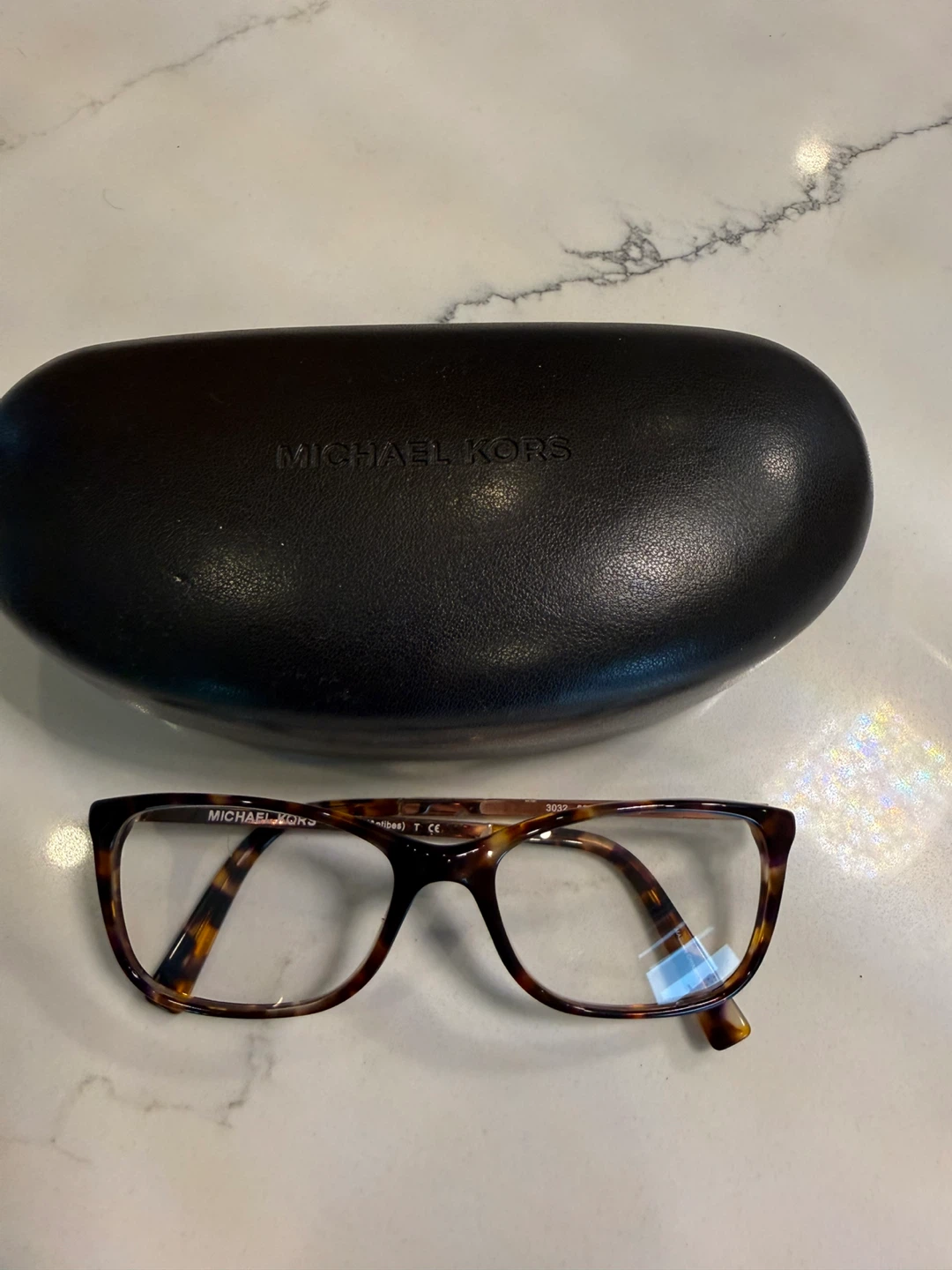 Michael Kors Tortoiseshell Eyeglasses with Case