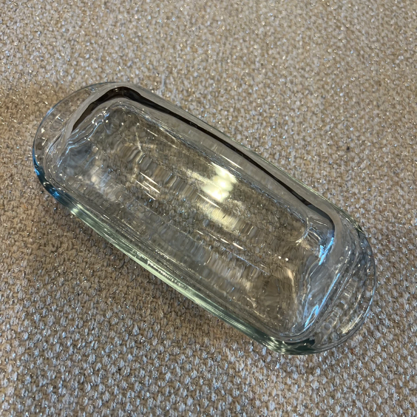Vintage Glass Butter Dish - photo 2
