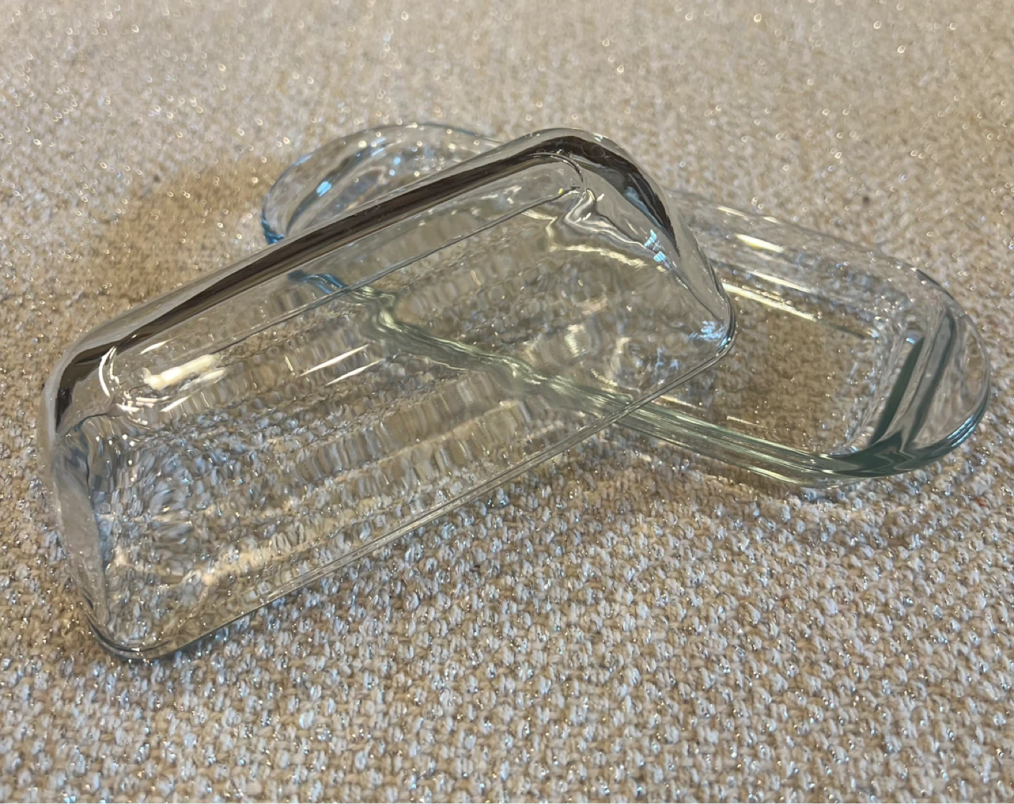 Vintage Glass Butter Dish - photo 4