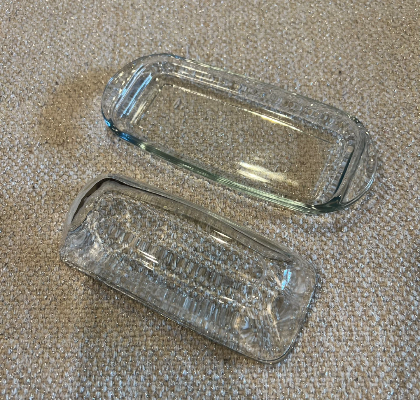 Vintage Glass Butter Dish - photo 3