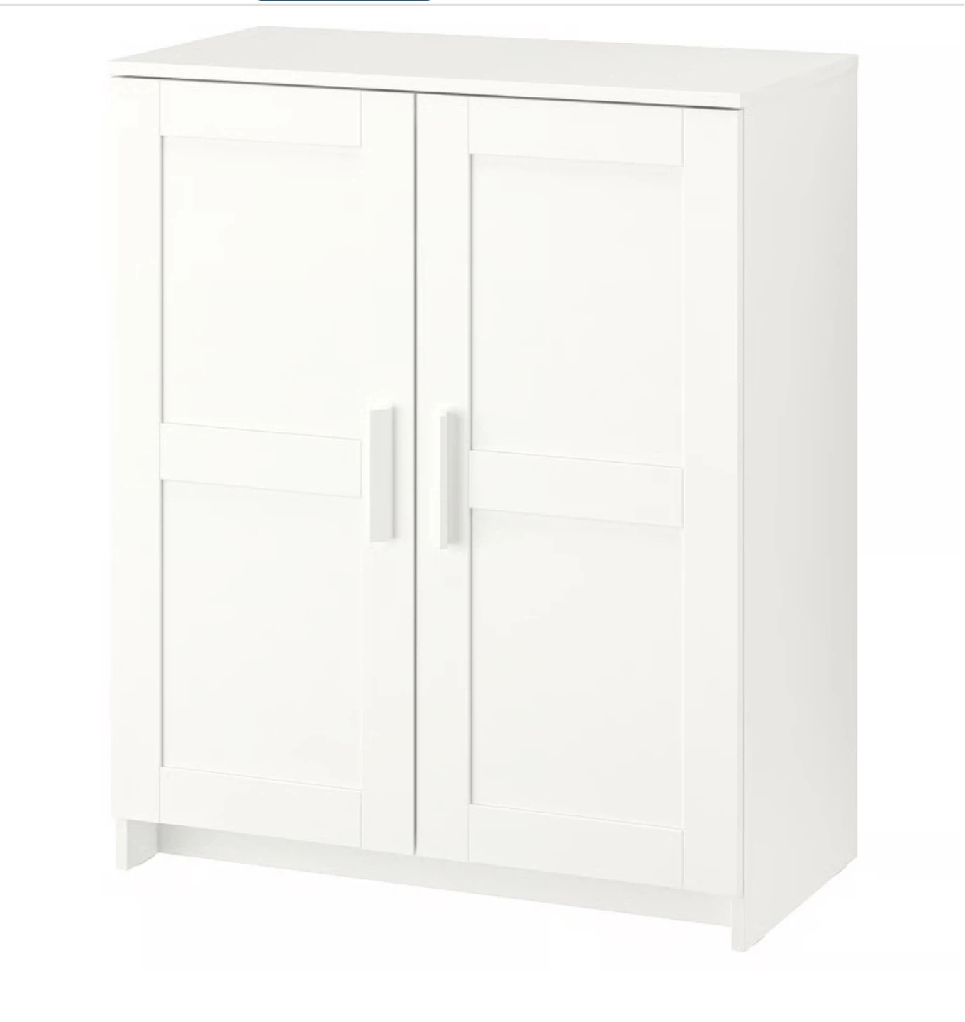 White 2-Door Storage Cabinet - photo 3