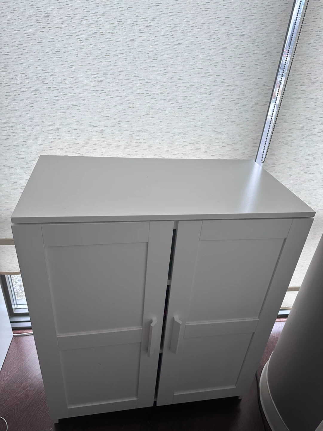 White 2-Door Storage Cabinet - photo 2