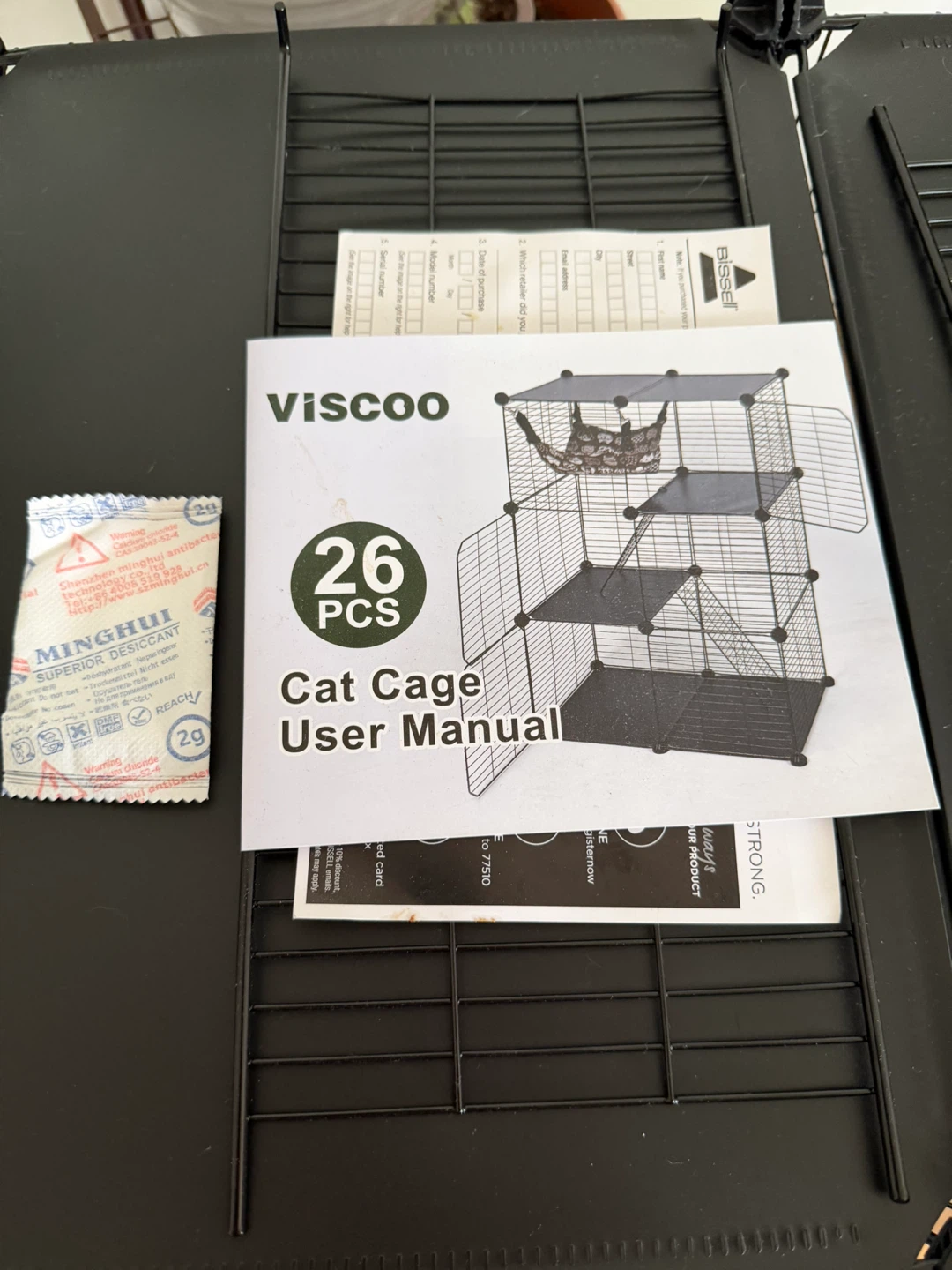 Viscoo Cat Cage 26 Pieces