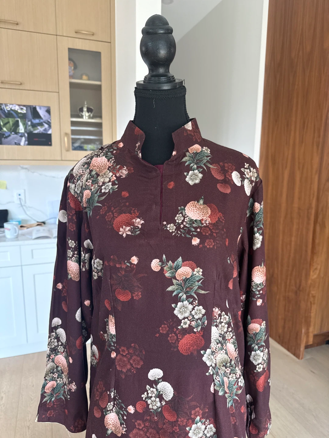 Floral Print Kurti with Dupatta - photo 2
