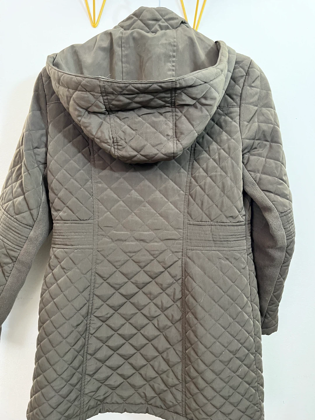 New York & Company Quilted Hooded Jacket - photo 3