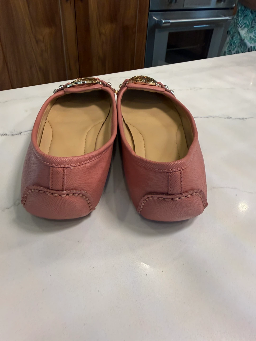 Michael Kors Pink Leather Ballet Flats - photo 3
