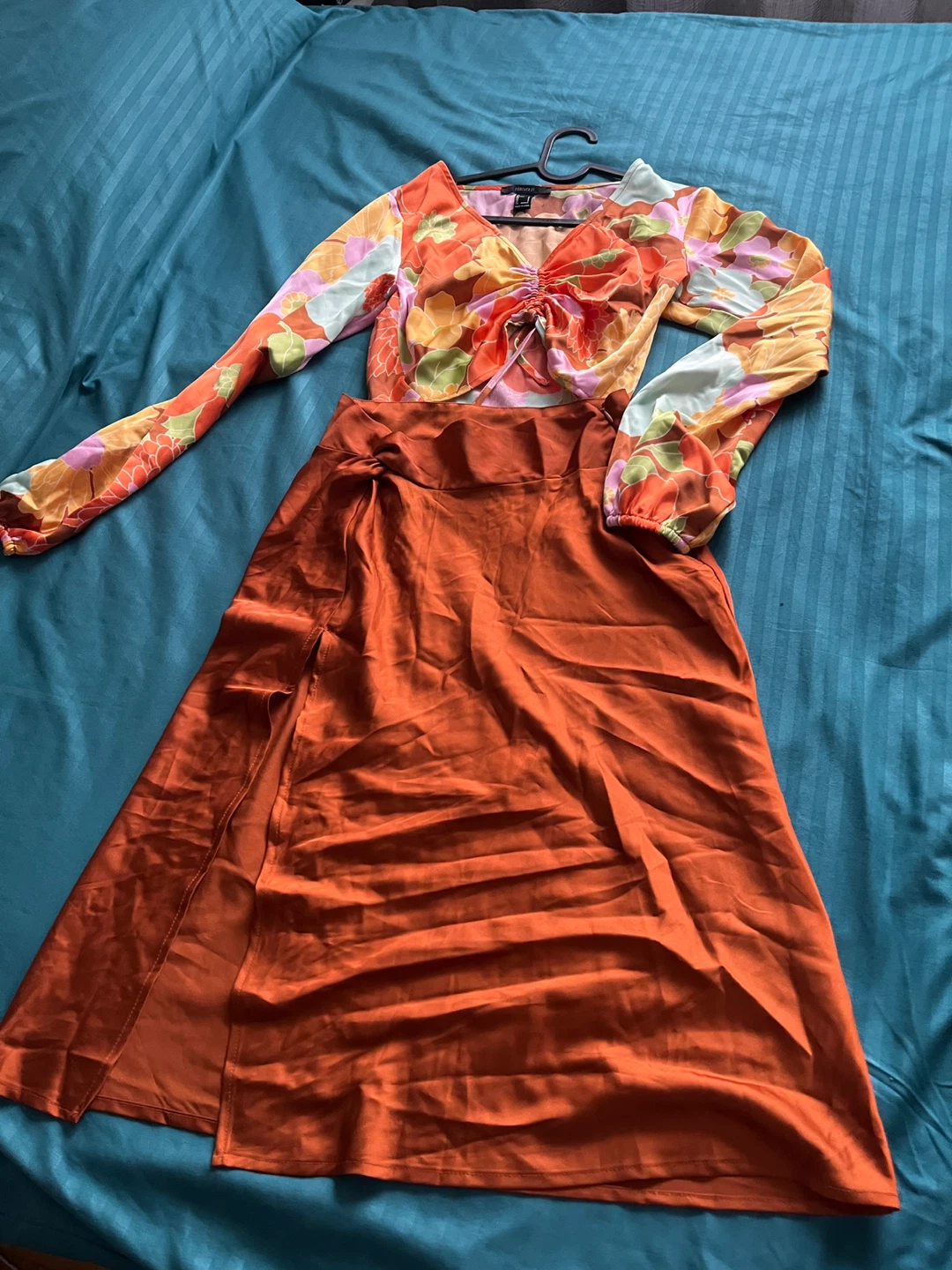 Floral Ruched Crop Top - photo 2