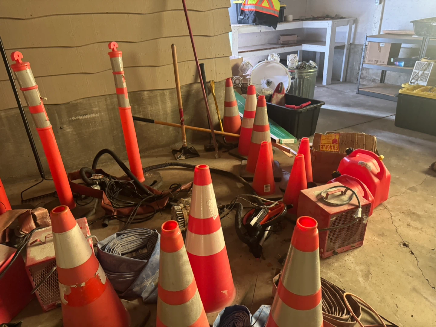 All Assorted Traffic Cones in pics