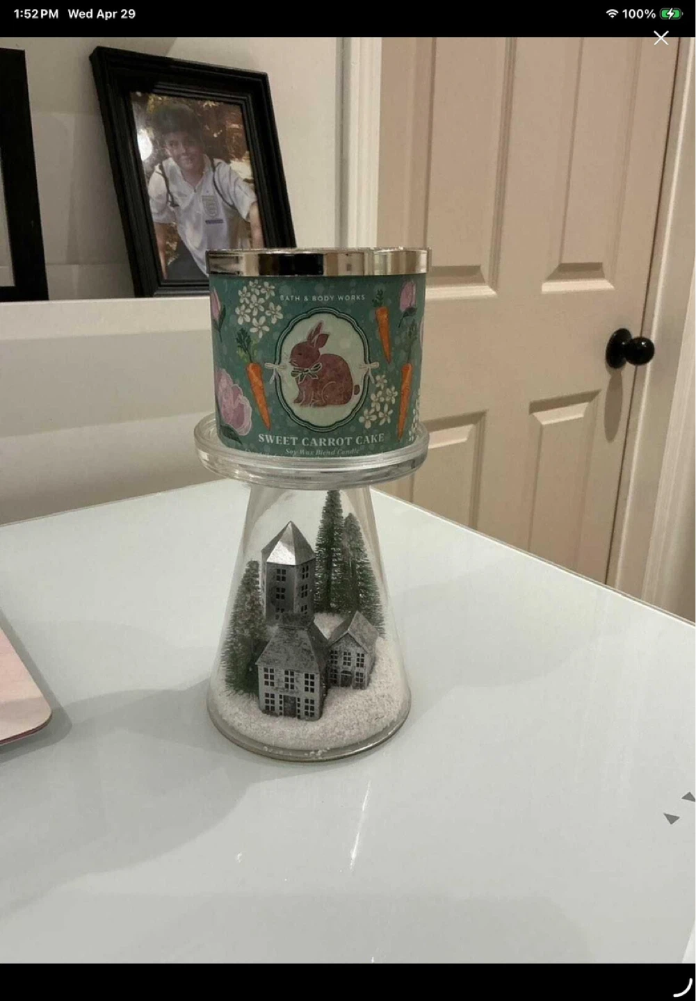 Bath & Body Works   3-Wick candle holder. Candle NOT included