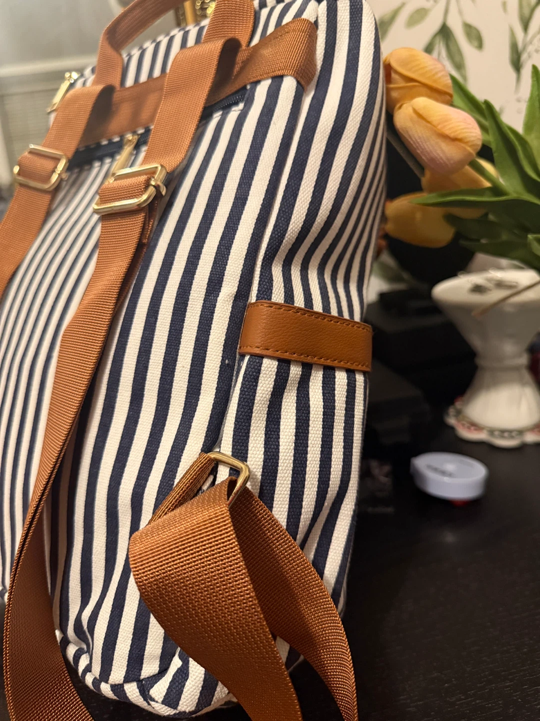 Kathy Ireland Striped Backpack - photo 3