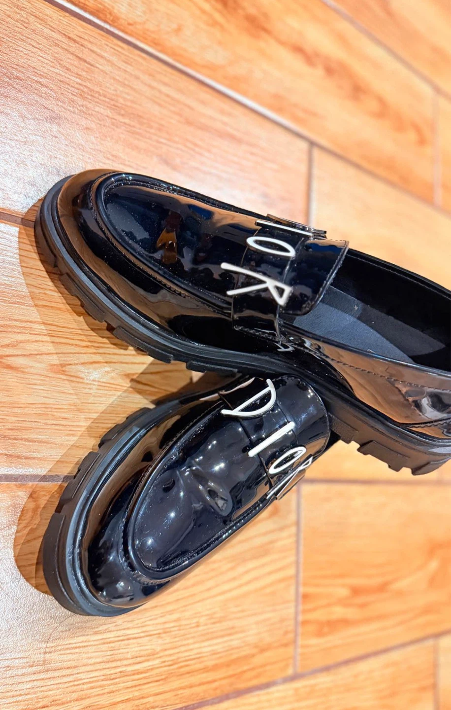 Black Patent Dior Loafers - photo 2