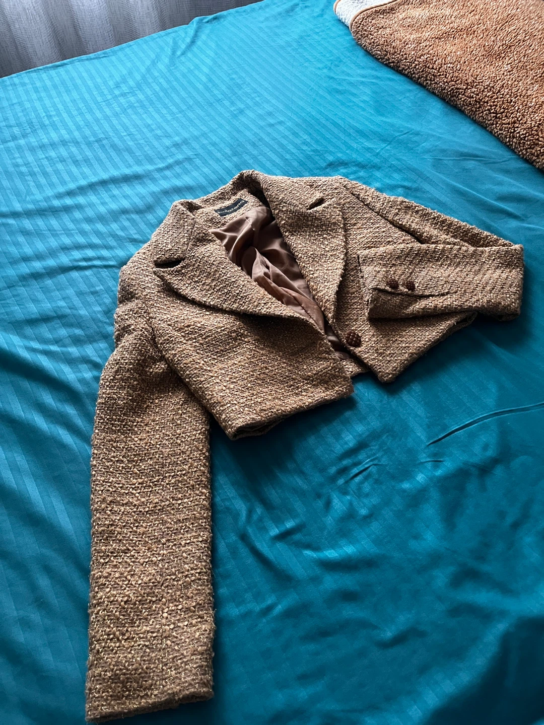Brown Tweed Blazer