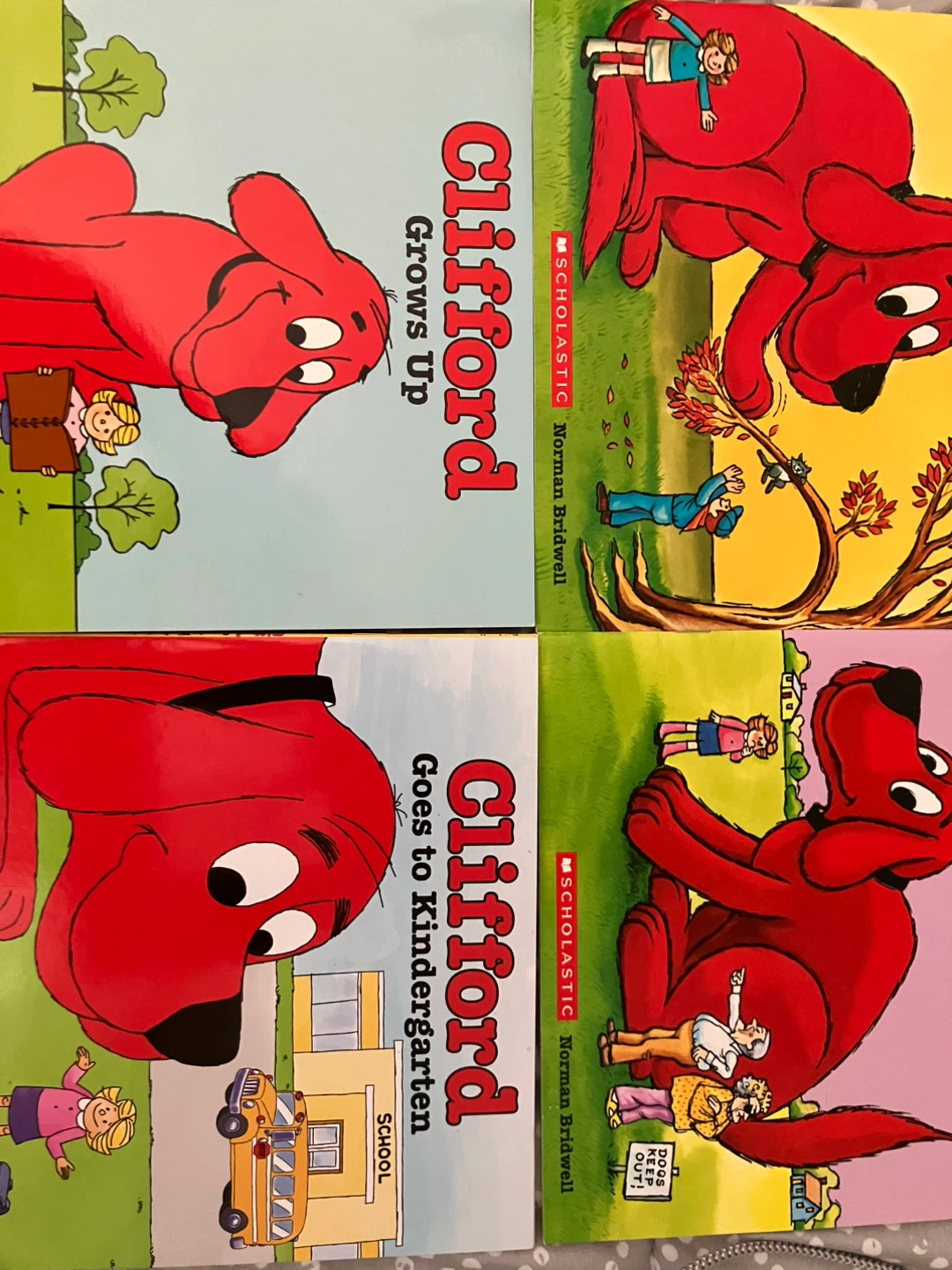 Clifford the Big Red Dog Children's Books (Set of 4)
