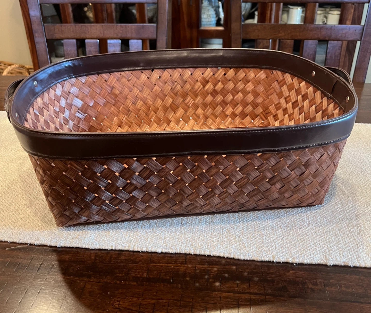 Large Rectangular Storage Basket