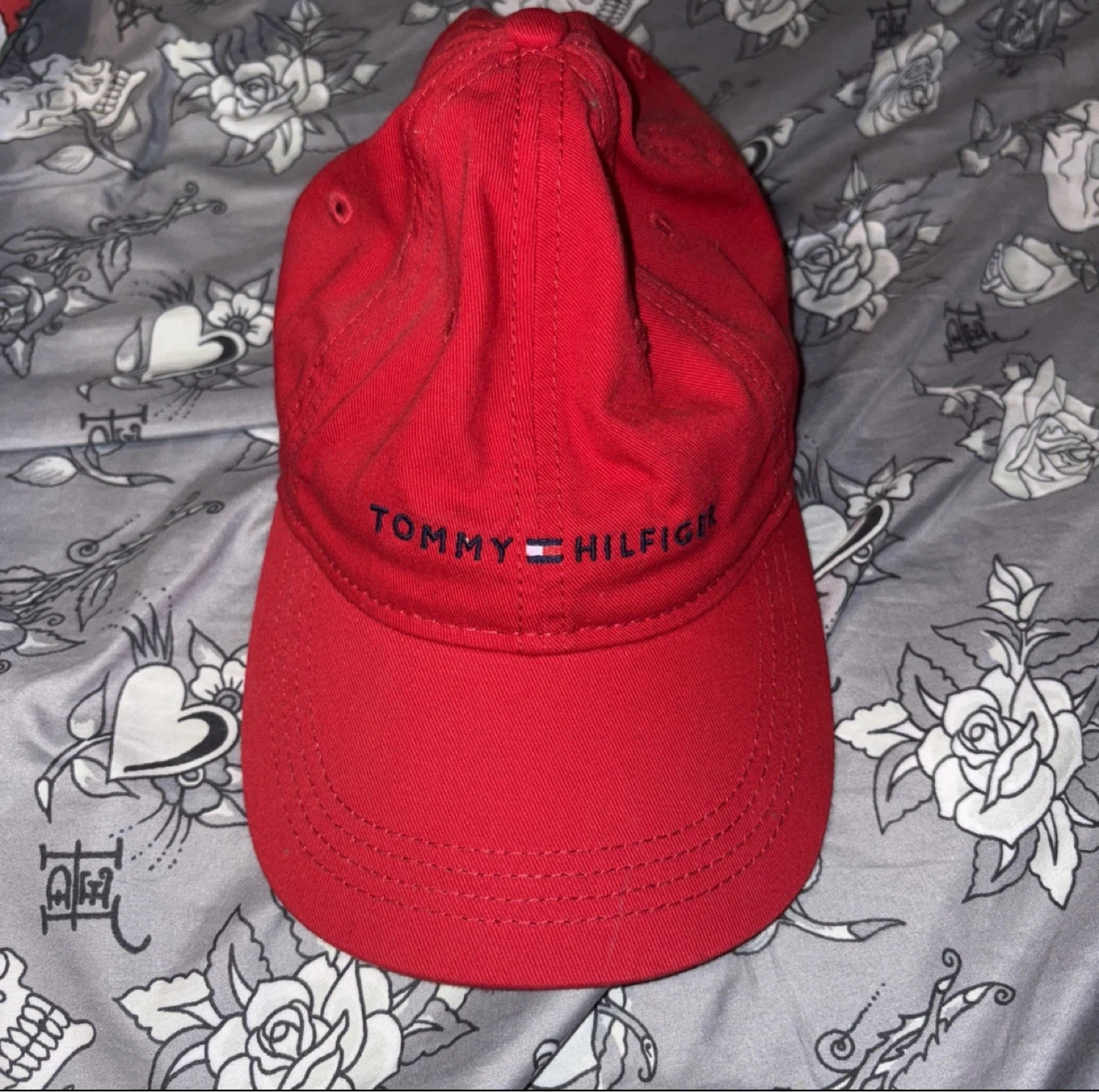 Tommy Hilfiger Red Baseball Cap