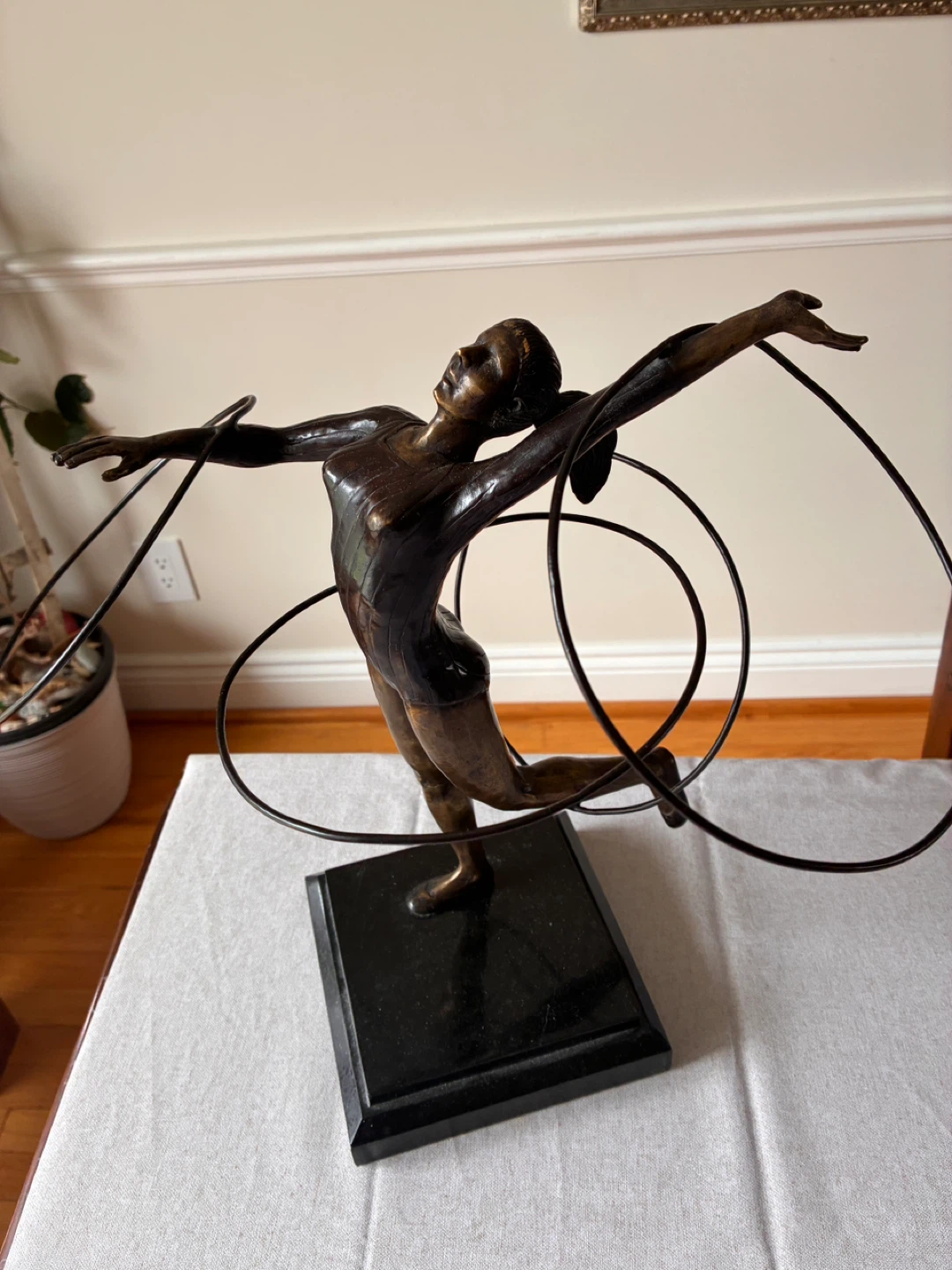 Maitland-Smith Bronze Rhythmic Gymnast Sculpture - photo 3