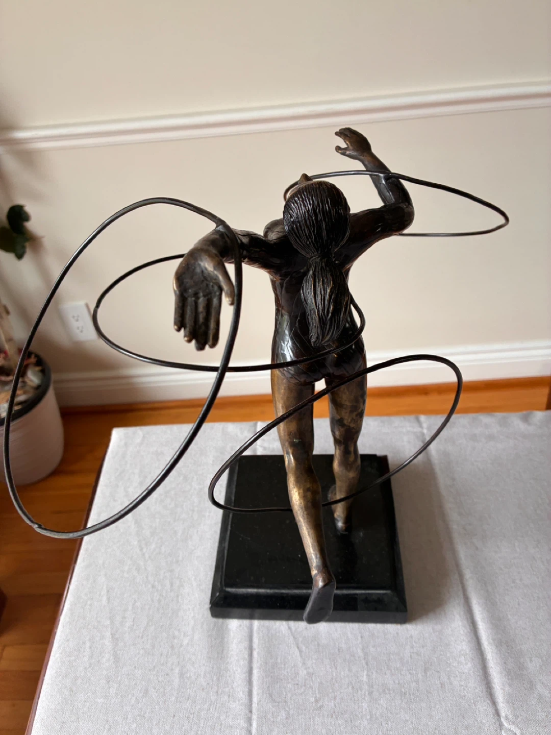 Maitland-Smith Bronze Rhythmic Gymnast Sculpture - photo 2