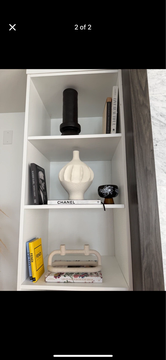 Crate and barrel White Ceramic Vase - photo 3