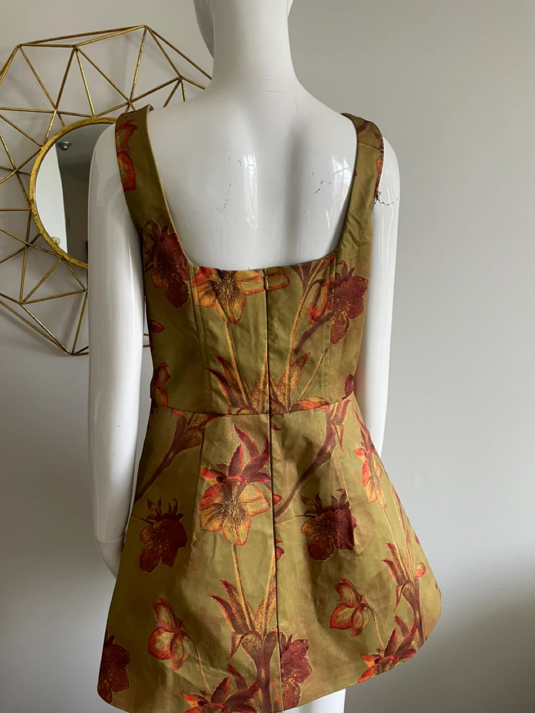 Women's Floral Print Mini Dress - photo 3