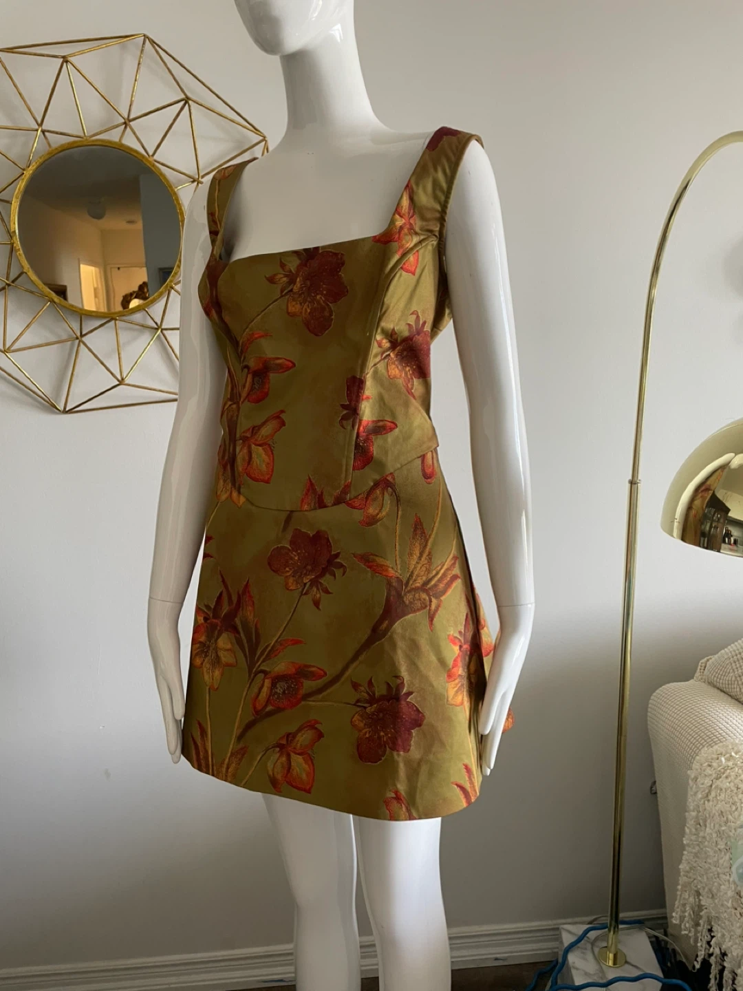Women's Floral Print Mini Dress
