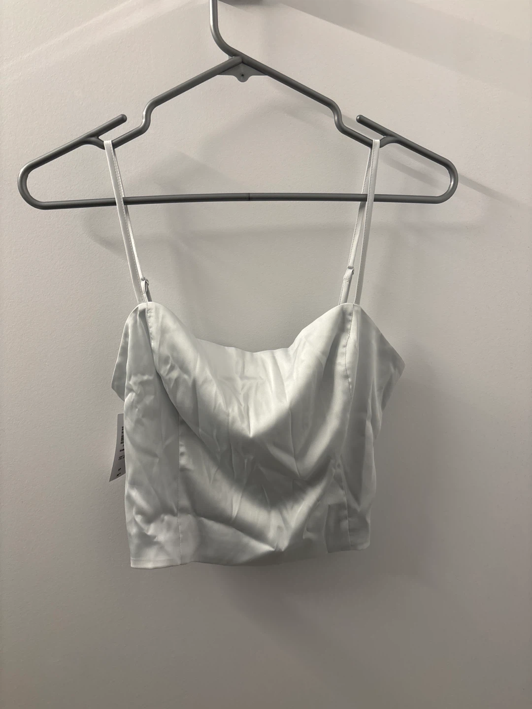 NWT Sunday Best SHIMMER Top - Grey Sky S/P