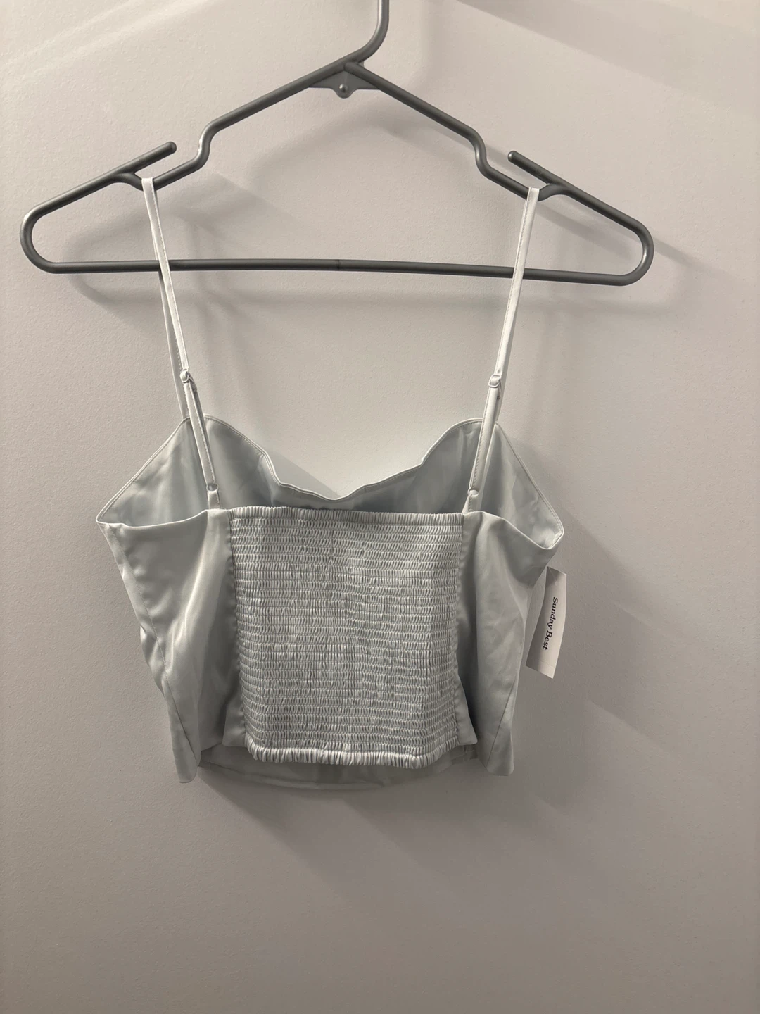 NWT Sunday Best SHIMMER Top - Grey Sky S/P - photo 2