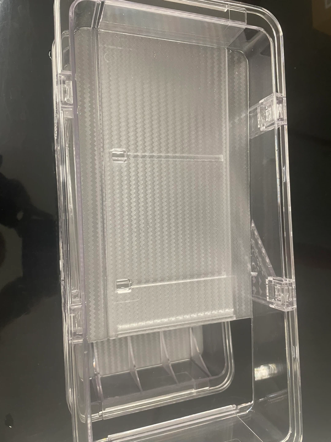 New Clear Plastic Storage Organizer Tray with Compartments - photo 4