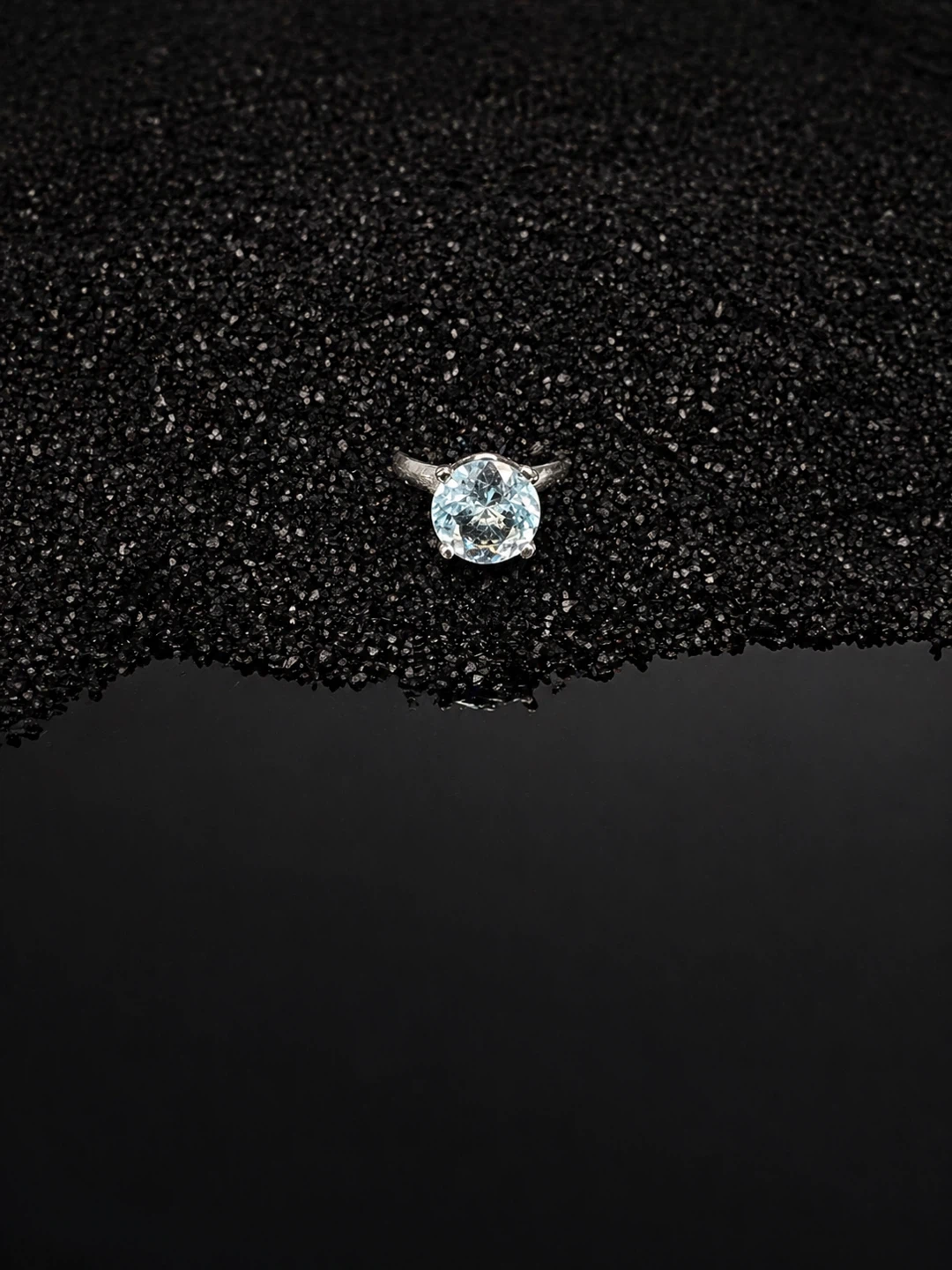 Sparkling Sky Blue Topaz Ring