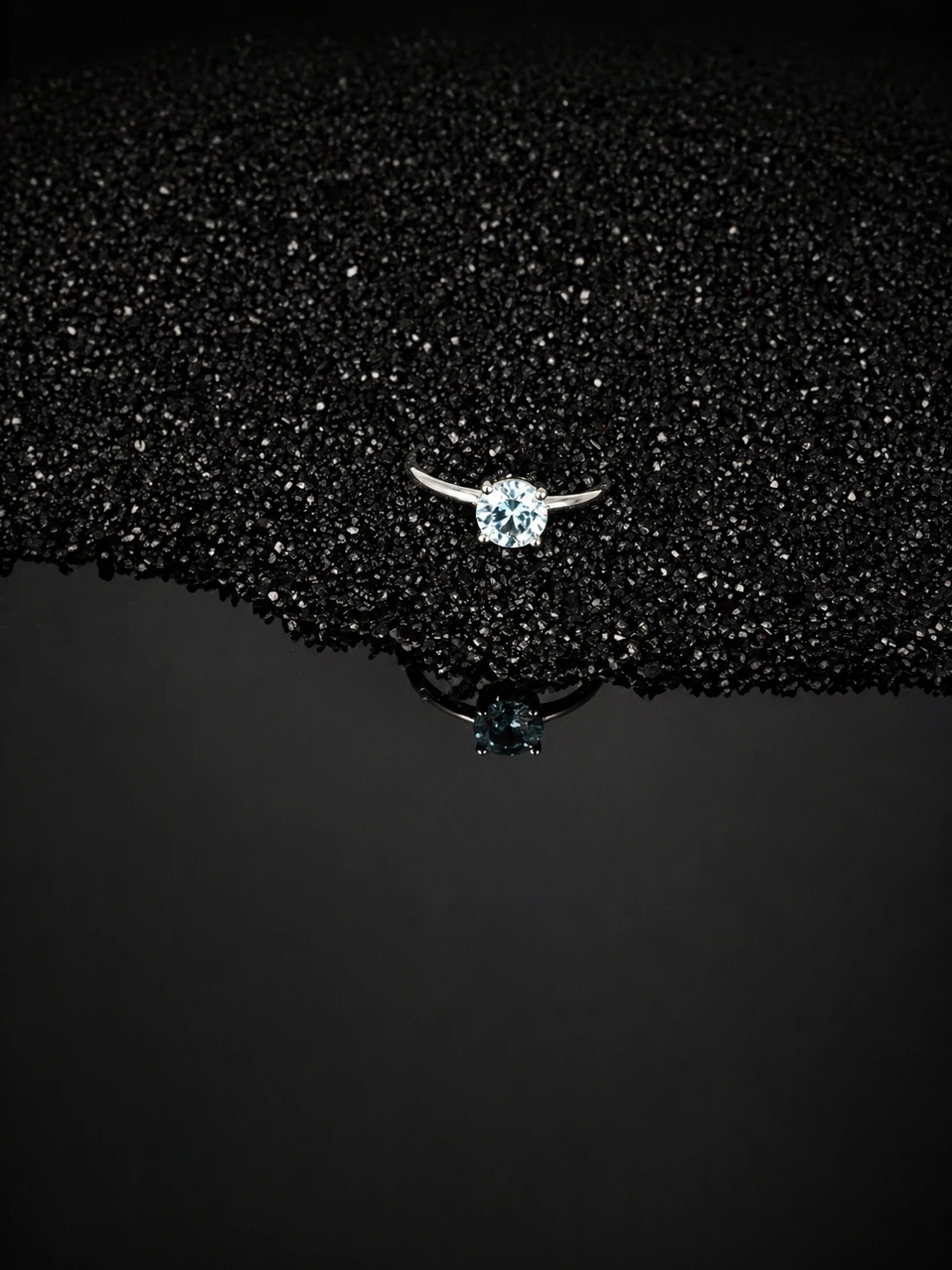 Sky Blue Topaz Stone Ring