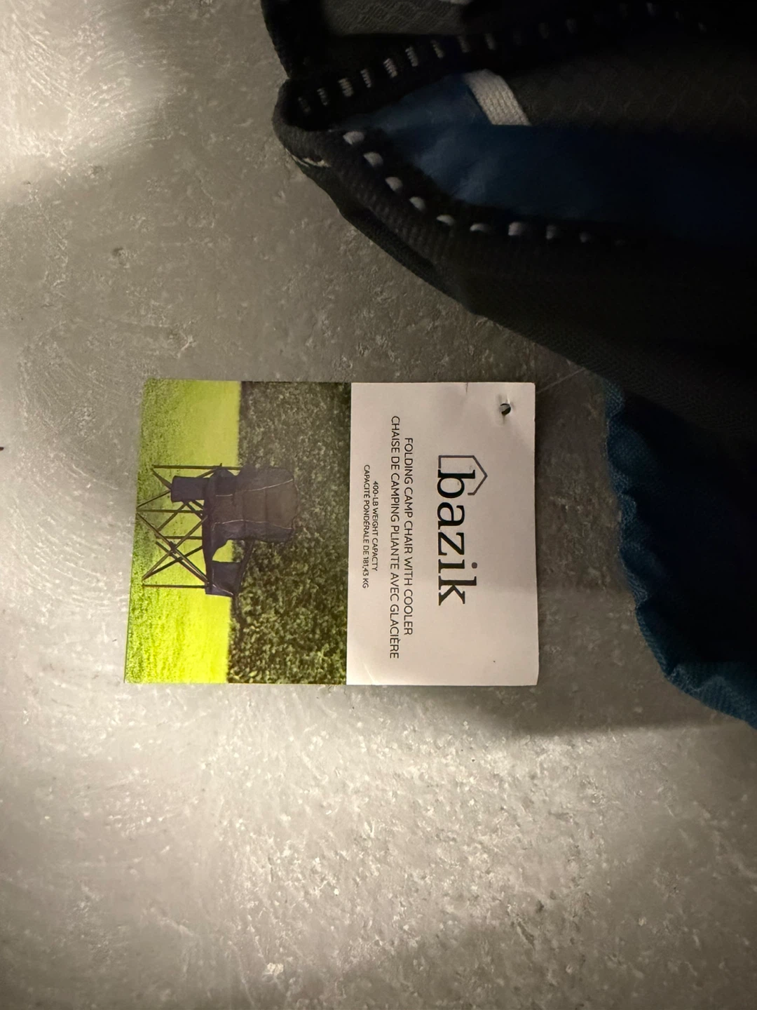 Bazik Folding Camp Chair with Cooler - photo 3