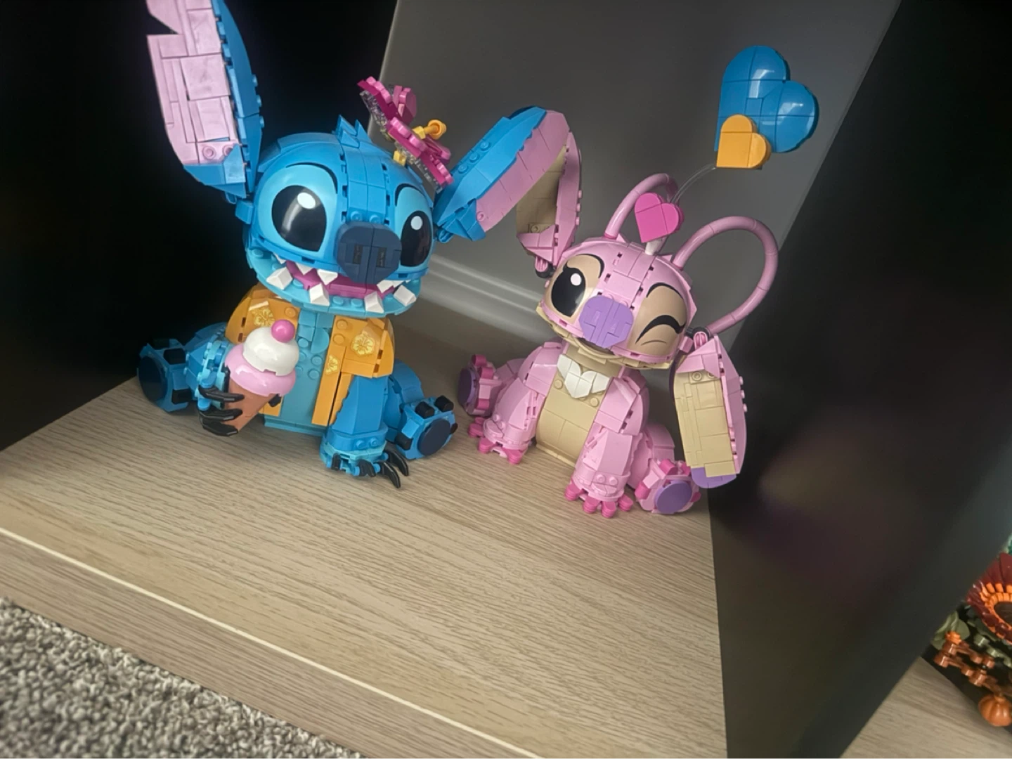 LEGO Stitch and Angel Figures