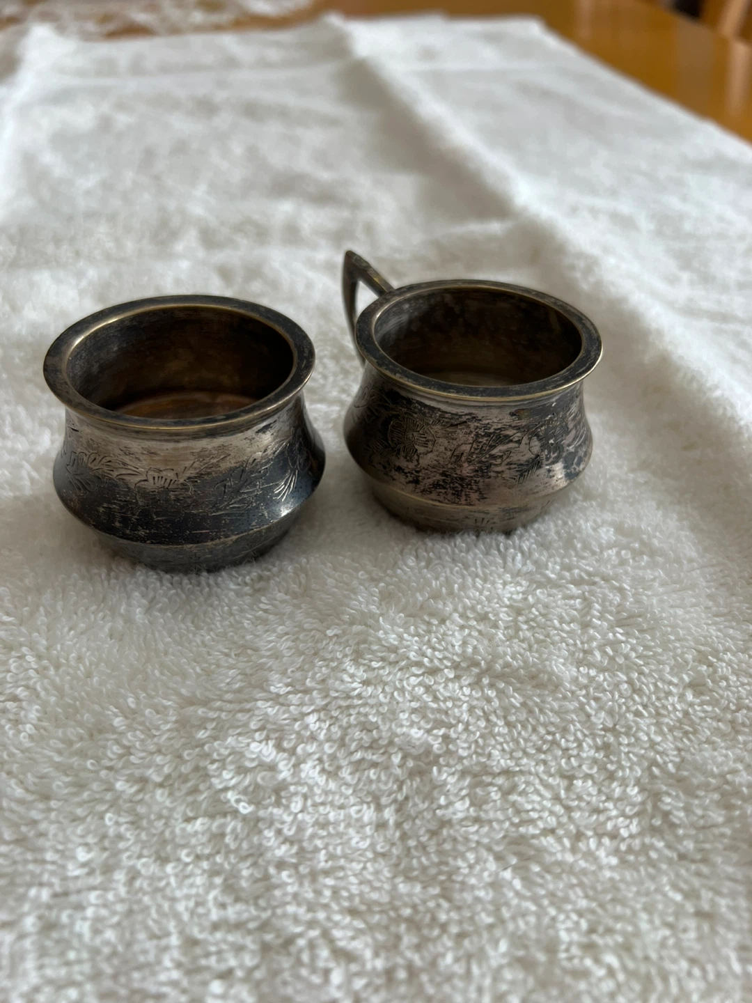 Vintage Silver Plated Sugar/Creamer Bowls - photo 5