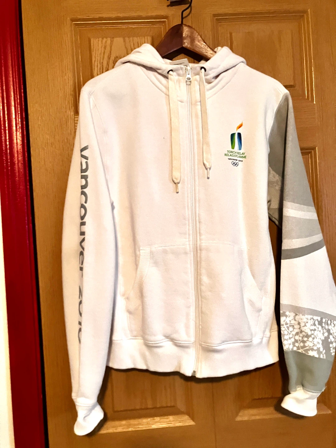 Vancouver 2010 Torch Relay Zip-Up Hoodie